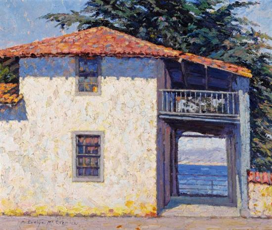 Custom House, Monterey Artwork by Evelyn McCormick