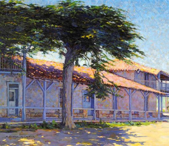 The Customs House, Monterey Artwork by Evelyn McCormick
