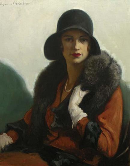 Portrait Of An Woman, C.1925 Artwork by Raymond Perry Rogers Neilson