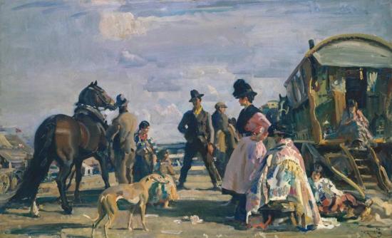 Epsom Downs - City And Suburban Day, 1919 Artwork by Sir Alfred James Munnings