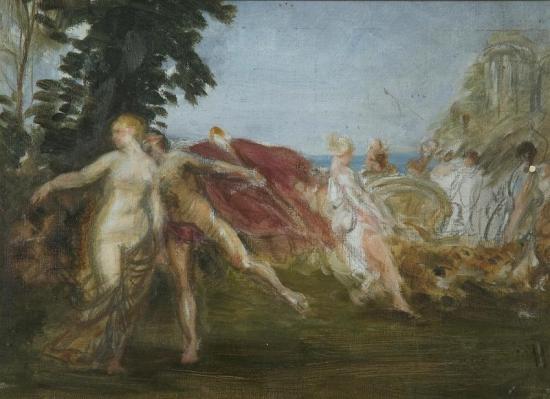 Dancing Nymphs Artwork by Charles Sims