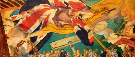 Study For The Ceiling Painting In The Great Hall Of The Institute Of Civil Engineers Artwork by Charles Sims