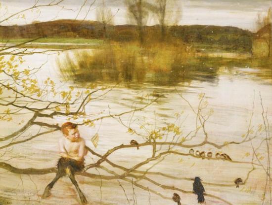 The Beautiful Is Fled Artwork by Charles Sims