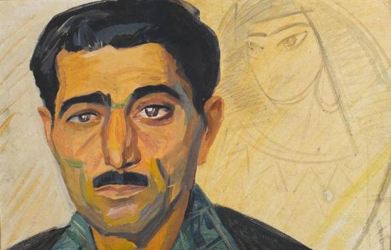 Portrait Sketch Of Akop Gukasyan Artwork by Martiros Sarian