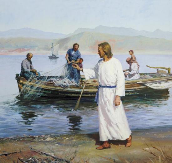 Calling Of The Fishermen Artwork by Harry Anderson