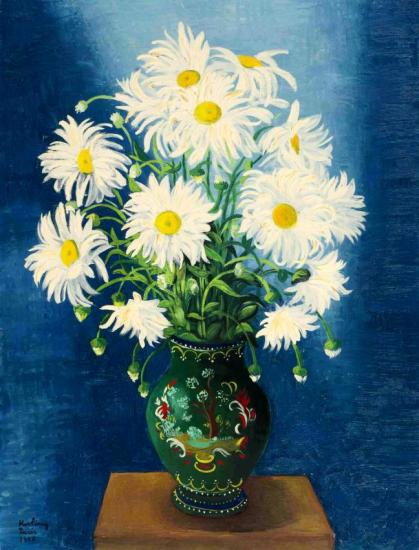 Marguerites, 1948 Artwork by Moise Kisling