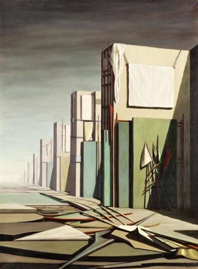 No Passing, 1954 Artwork by Kay Sage