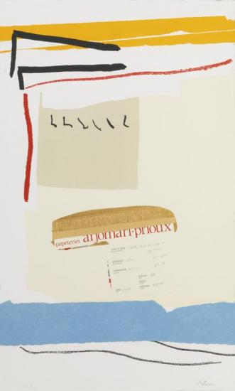 America-la France Variations Iii Artwork by Robert Motherwell