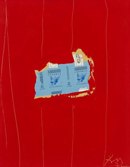 Gauloises With Scarlet No. 1 Artwork by Robert Motherwell