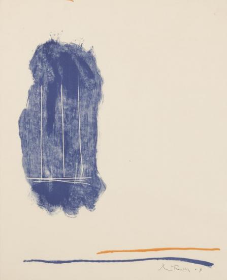Lines For St. Gallen Artwork by Robert Motherwell