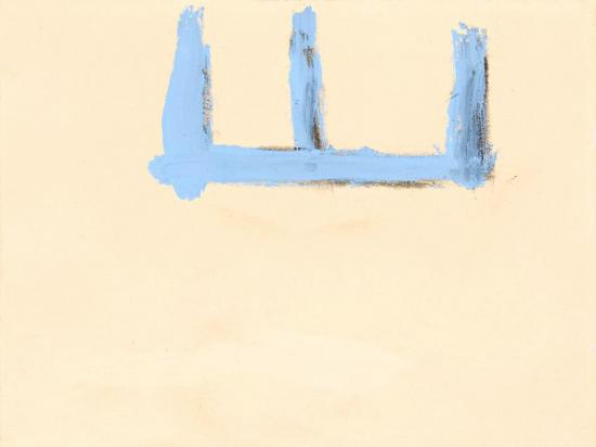 Open No. 136: Blue On Beige Artwork by Robert Motherwell