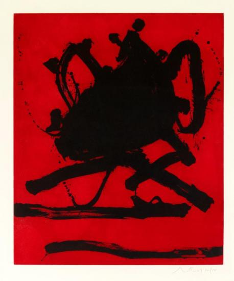 Red Sea Ii Artwork by Robert Motherwell