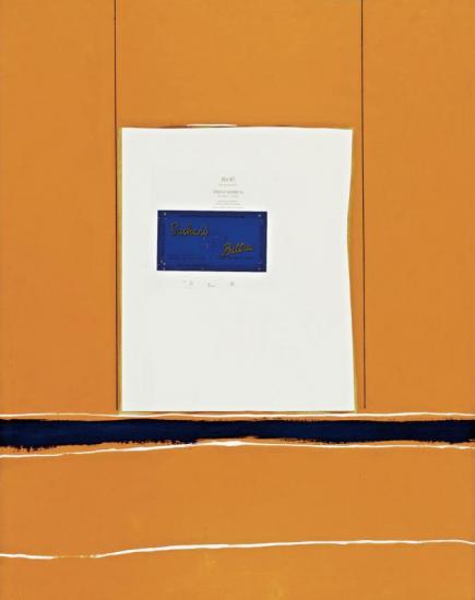 Suchard On Orange No. 1 Artwork by Robert Motherwell