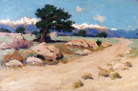 Early Spring In The Arkansas Valley Artwork by Charles Partridge Adams