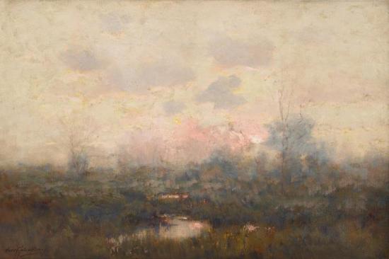 Marsh At Dusk Artwork by Charles Partridge Adams