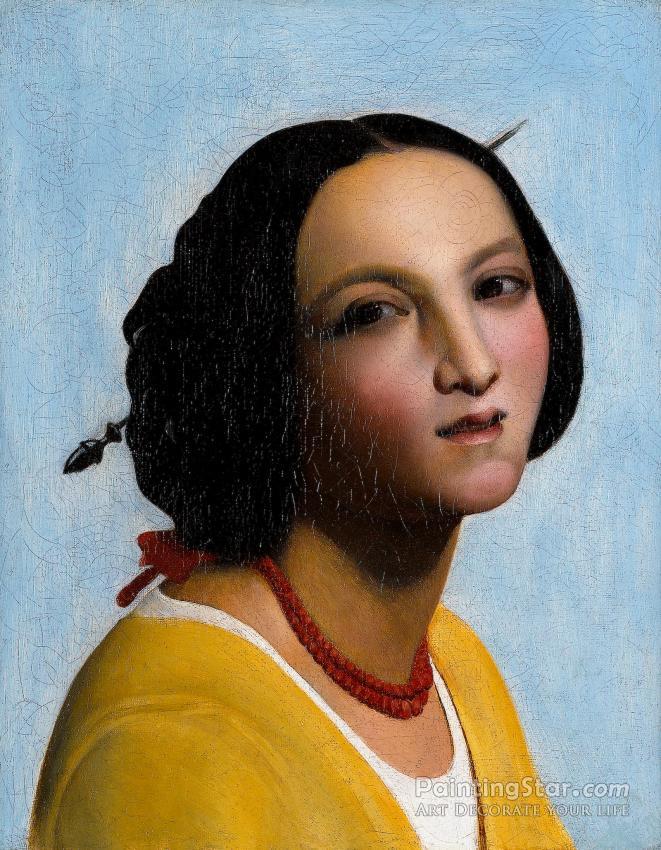 An Italian Beauty Artwork by Franz Ittenbach