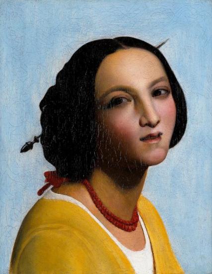 An Italian Beauty Artwork by Franz Ittenbach