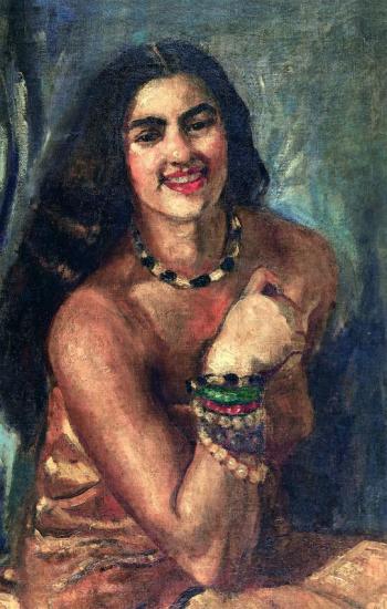 Self Portrait, 1930 Artwork by Amrita Sher Gil