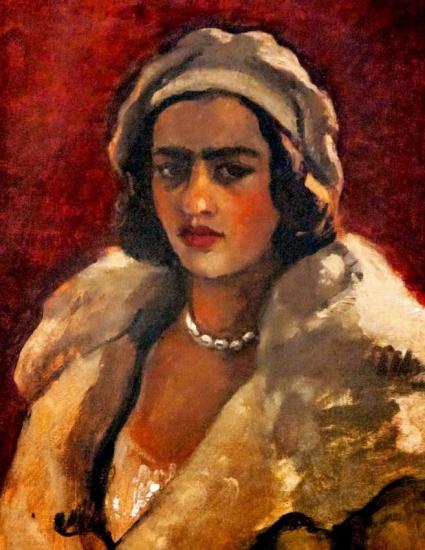Self Portraits (9), 1930 Artwork by Amrita Sher Gil