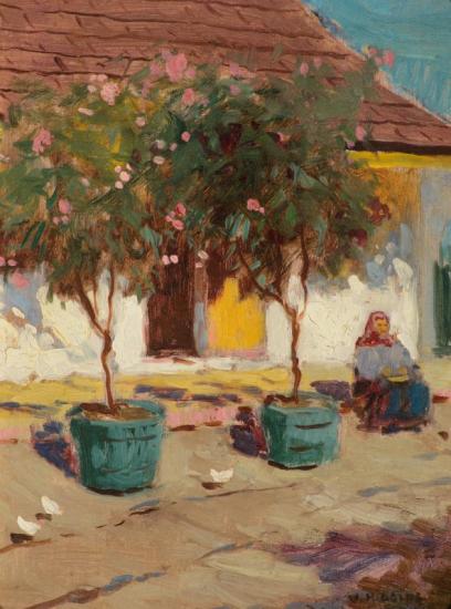 An Afternoon Repose Artwork by Victor Higgins