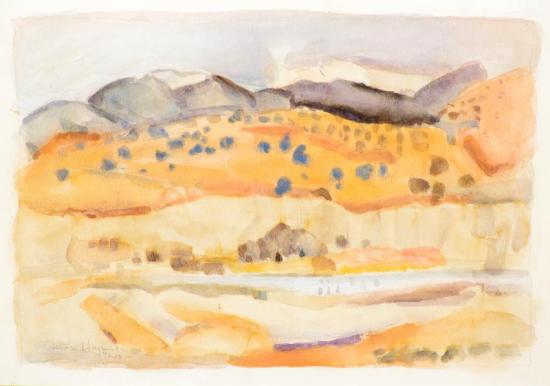 Lee Witt Ranch, Taos, Circa 1935-1937 Artwork by Victor Higgins