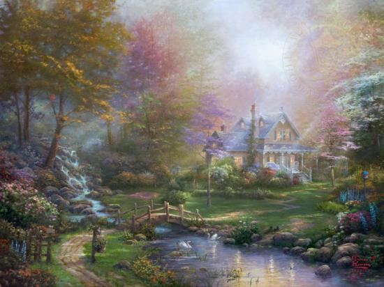 A Mother's Perfect Day, 2016 Artwork by Thomas Kinkade