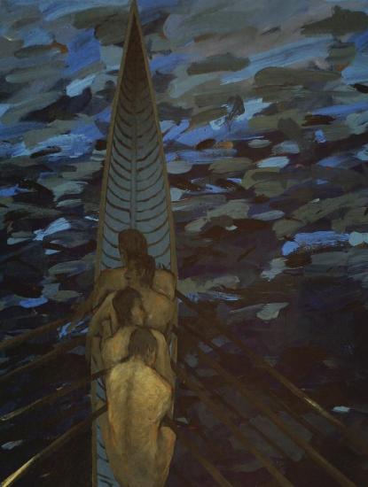 Blue Race Artwork by Charles Harper