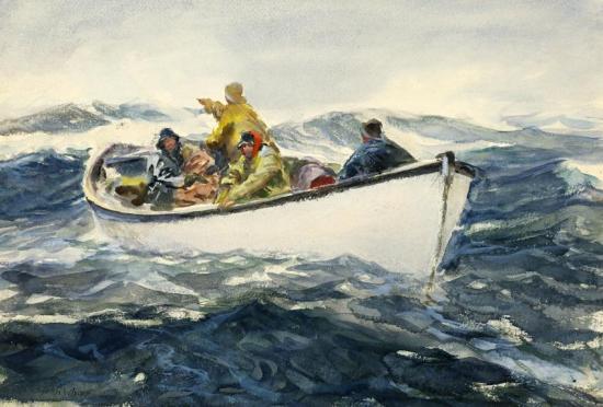 Cod Fishing Artwork by John Whorf