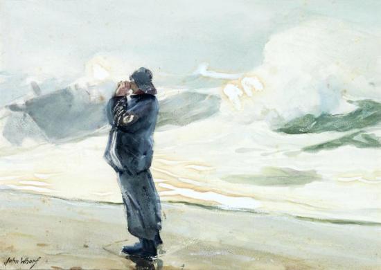 Looking Out To Sea Artwork by John Whorf