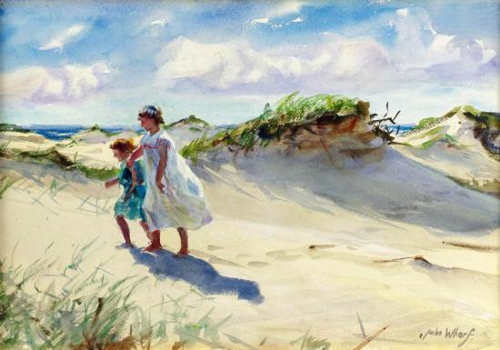 On The Dunes Artwork by John Whorf
