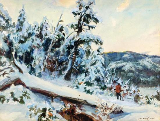 Snow In The North Artwork by John Whorf