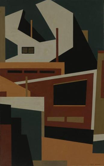 In Fairmont Artwork by Niles Spencer