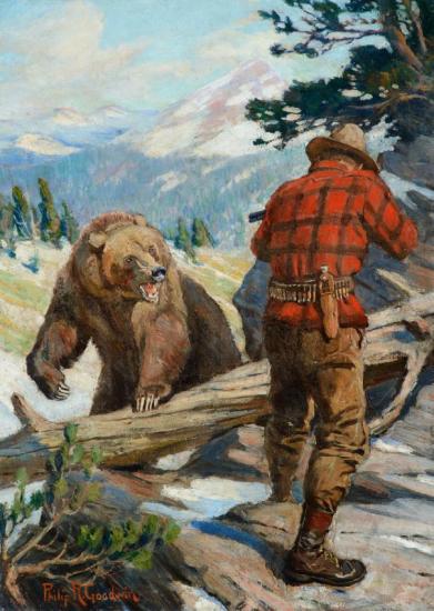 A Hair-breadth Escape Artwork by Philip R. Goodwin