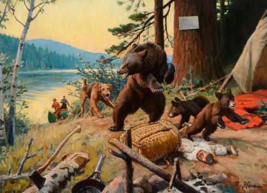 Camp Robber Artwork by Philip R. Goodwin