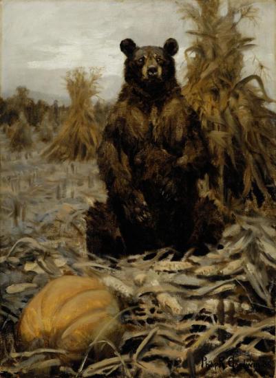 The Nature Of Bears, 1906 Artwork by Philip R. Goodwin