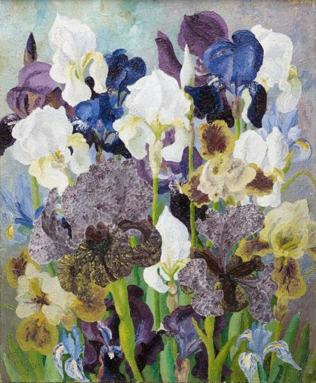 May Flowering Irises No 2, 1935 Artwork by Sir Cedric Morris