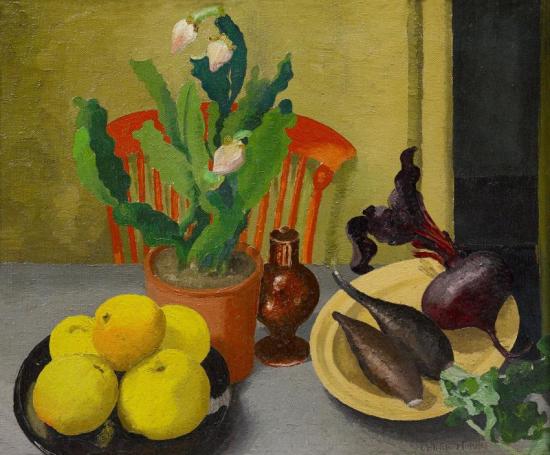 The Orange Chair, 1944 Artwork by Sir Cedric Morris