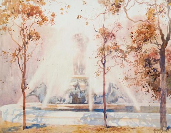 Bronze Horse Fountain, 1912 Artwork by Penleigh Boyd