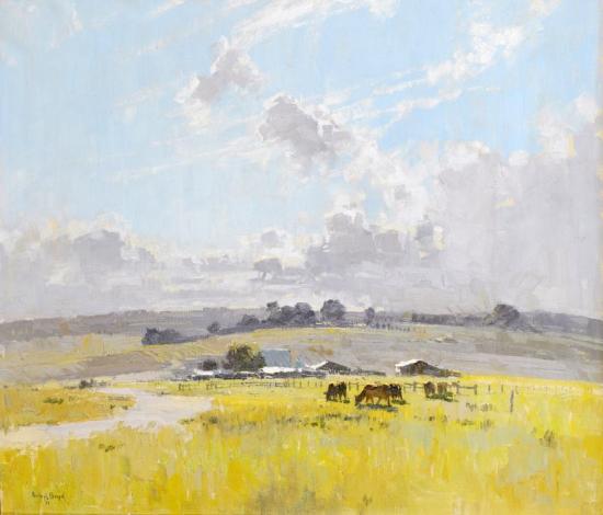 Landscape With Cattle And Farm Buildings, 1921 Artwork by Penleigh Boyd