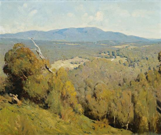 Yarra Valley Landscape, 1918 Artwork by Penleigh Boyd