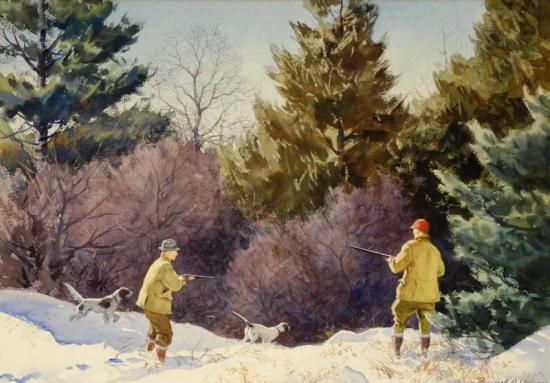Early Snow, 1937 Artwork by Aiden Lassell Ripley