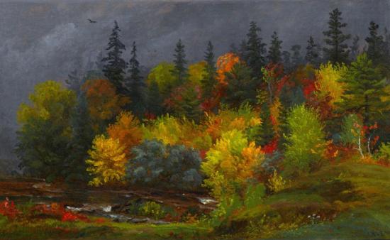 Autumn Foliage Artwork by Jasper Francis Cropsey