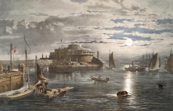 Castle Garden, New York Artwork by Jasper Francis Cropsey