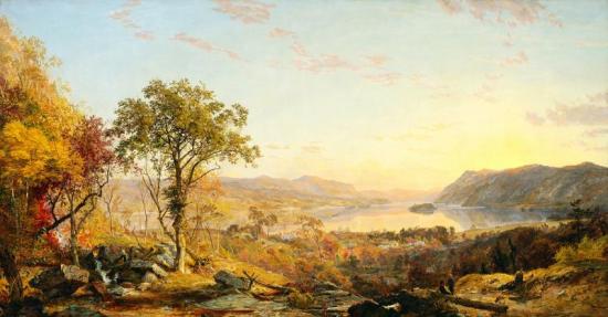 Indian Summer, 1866 Artwork by Jasper Francis Cropsey