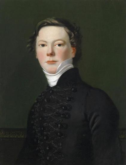 Portrait Of A Young Man In A Hussar Jacket, C.1800 Artwork by Austrian School