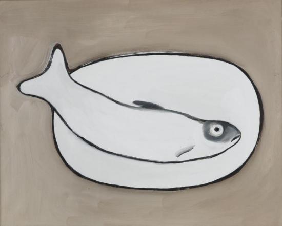 Fish, 1982 Artwork by William Scott