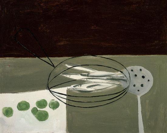 Frying Basket And Sardines, 1949-1950 Artwork by William Scott