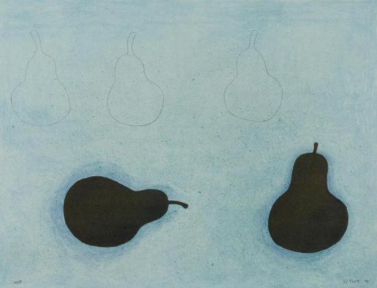 Pears, 1979 Artwork by William Scott