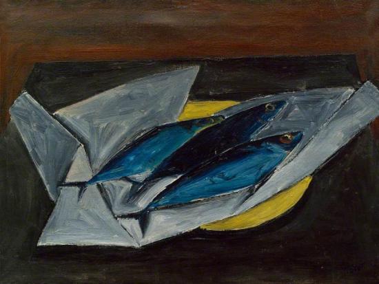 Still Life, Fish, 1946 Artwork by William Scott