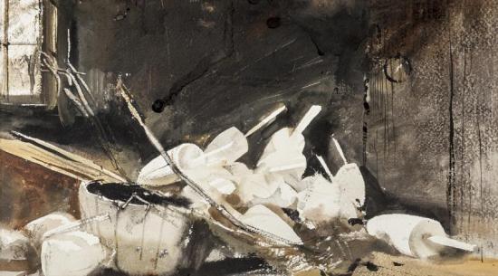 Pot Buoys, 1954 Artwork by Andrew Wyeth